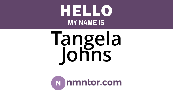 Tangela Johns