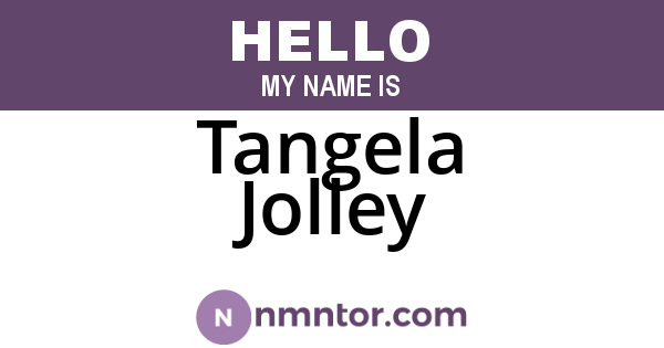 Tangela Jolley