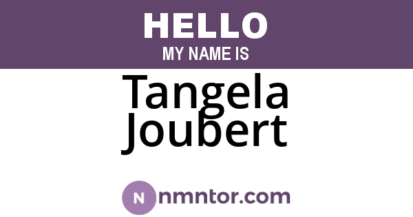 Tangela Joubert