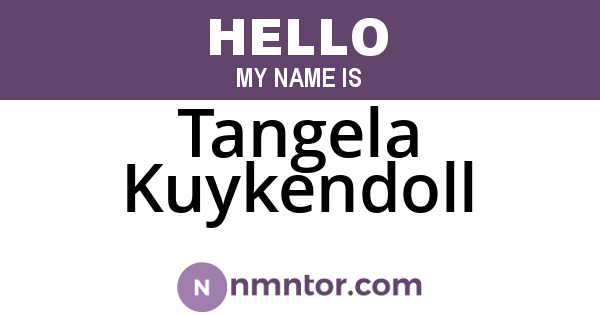 Tangela Kuykendoll