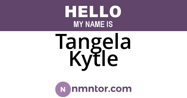 Tangela Kytle