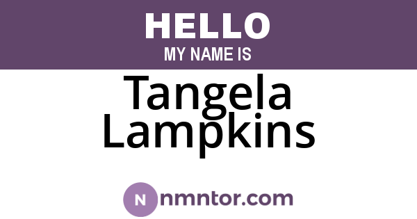 Tangela Lampkins