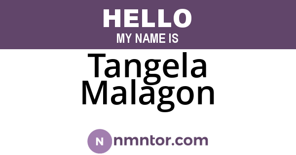 Tangela Malagon