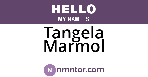 Tangela Marmol