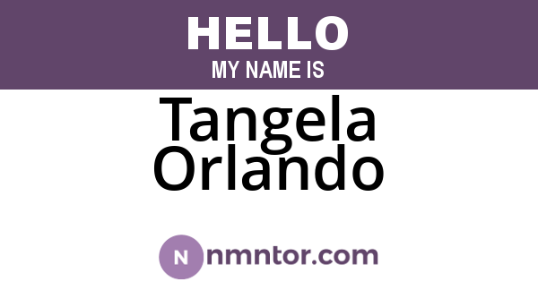 Tangela Orlando