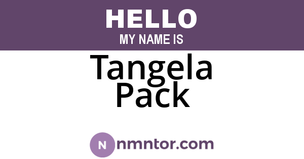 Tangela Pack