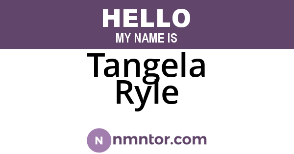 Tangela Ryle