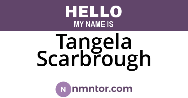 Tangela Scarbrough