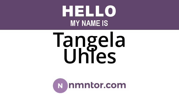 Tangela Uhles