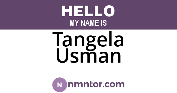 Tangela Usman