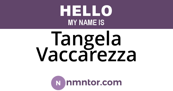 Tangela Vaccarezza