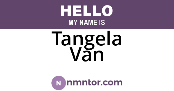 Tangela Van