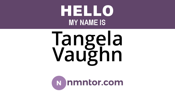 Tangela Vaughn
