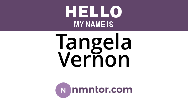 Tangela Vernon