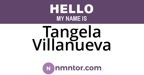 Tangela Villanueva
