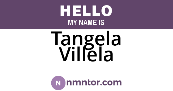 Tangela Villela