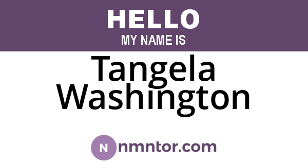 Tangela Washington