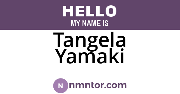 Tangela Yamaki