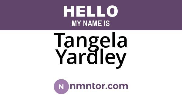 Tangela Yardley