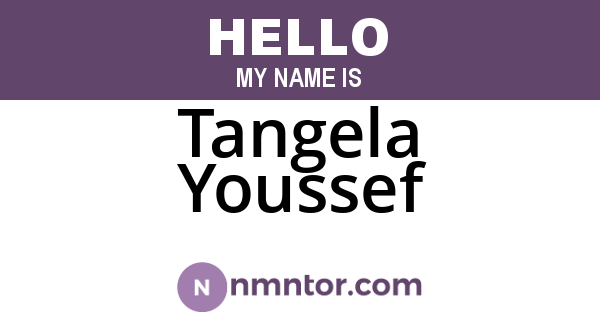 Tangela Youssef