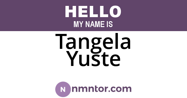 Tangela Yuste