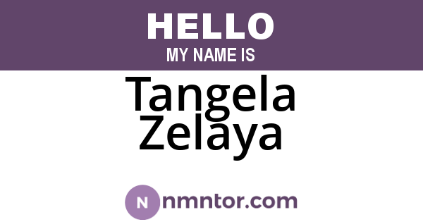 Tangela Zelaya