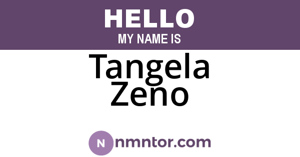 Tangela Zeno