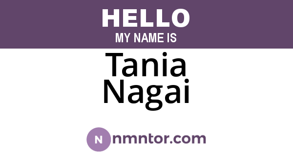 Tania Nagai