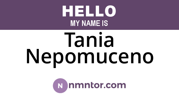 Tania Nepomuceno