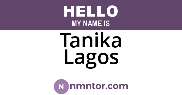 Tanika Lagos