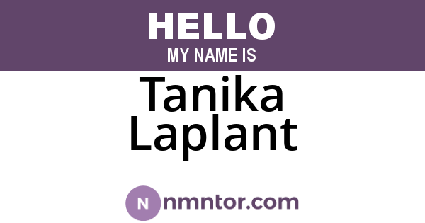 Tanika Laplant