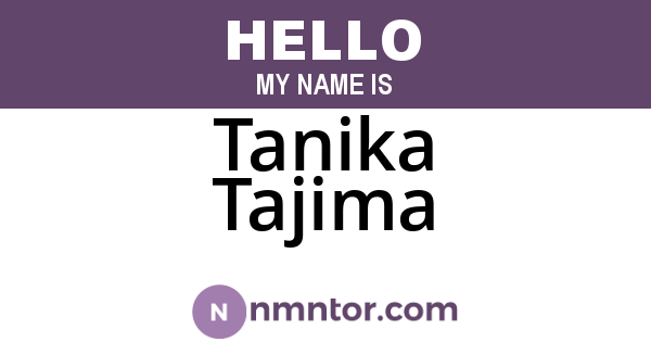 Tanika Tajima
