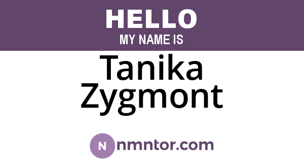 Tanika Zygmont