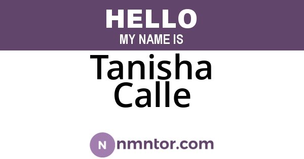 Tanisha Calle
