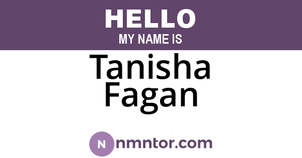 Tanisha Fagan