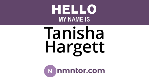 Tanisha Hargett