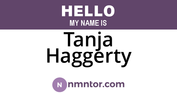 Tanja Haggerty