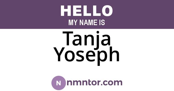 Tanja Yoseph