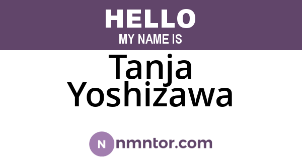 Tanja Yoshizawa