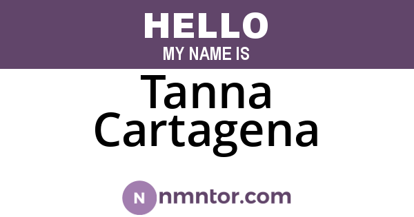 Tanna Cartagena