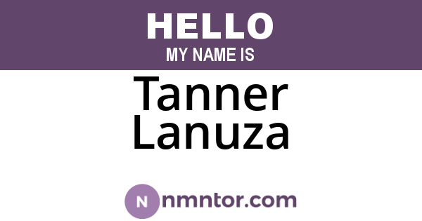 Tanner Lanuza