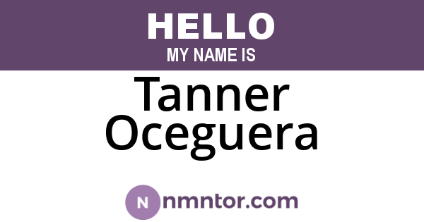 Tanner Oceguera