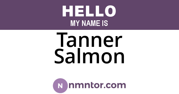 Tanner Salmon