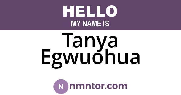 Tanya Egwuohua
