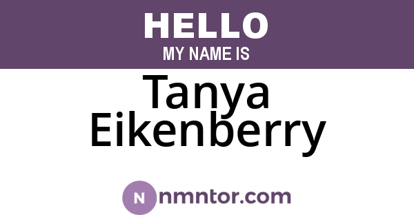 Tanya Eikenberry