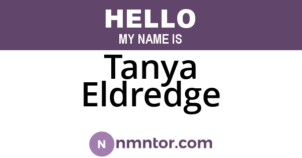 Tanya Eldredge
