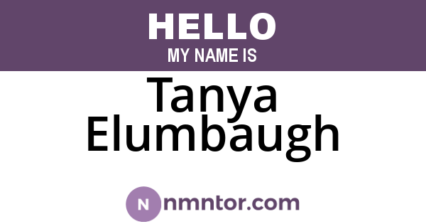 Tanya Elumbaugh
