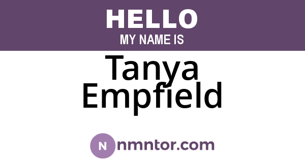 Tanya Empfield