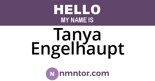 Tanya Engelhaupt