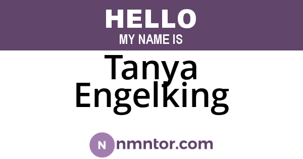 Tanya Engelking